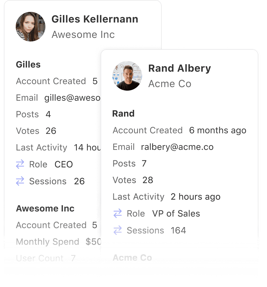 Analyzing feedback by adding relevant data